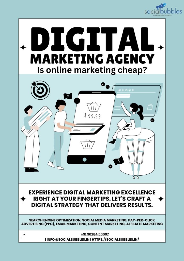 Is online marketing cheap?