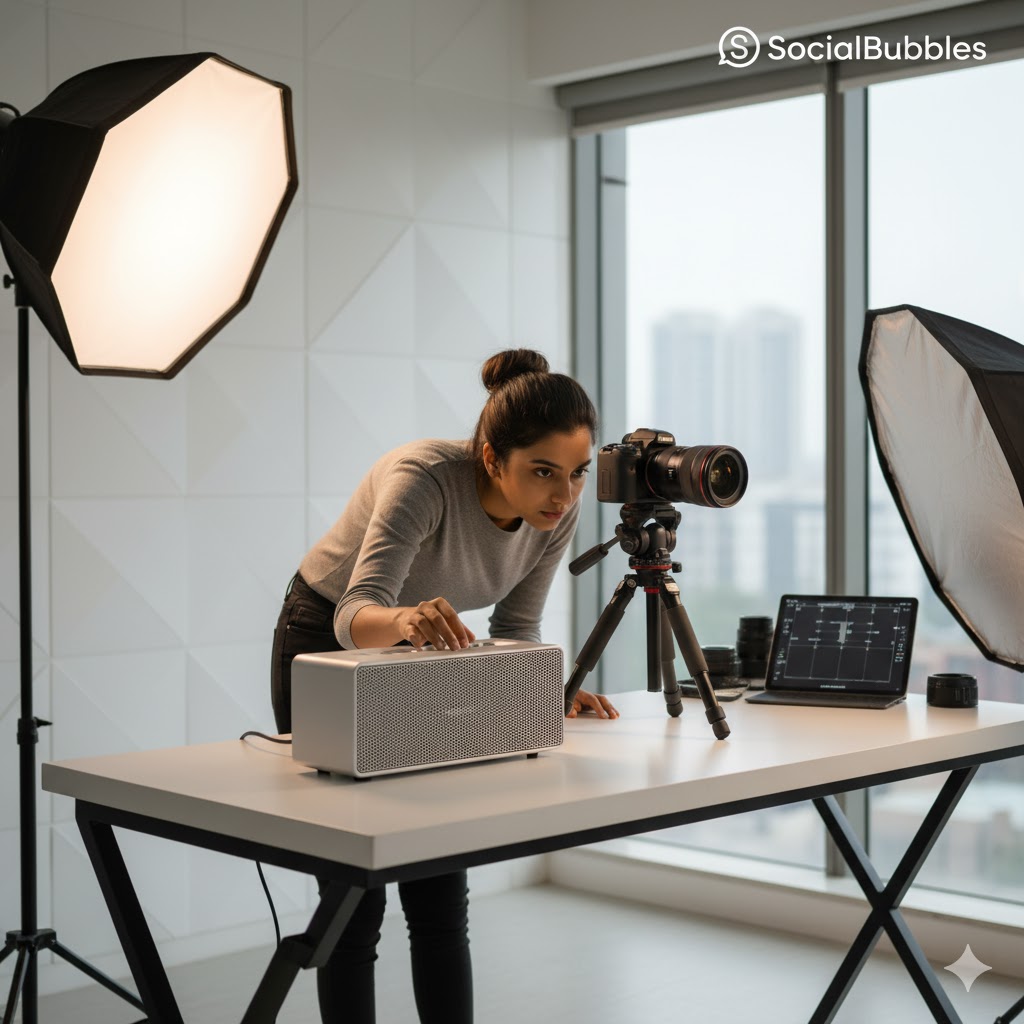 Product Photography in Pune: How SocialBubbles Helps Businesses Grow